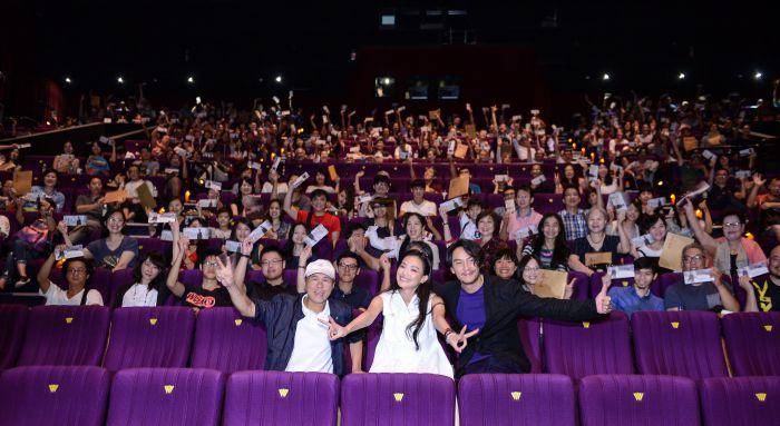 《刺客聶隱娘》 侯導、張震攜幕後團隊辦“聶家人團聚放映會” 感謝工作人員辛苦