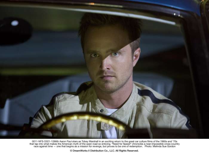 《絕命毒師》亞倫保爾挾艾美獎飆上大銀幕《極速快感》 史蒂芬史匹柏讚譽氣質媲美傳奇硬漢史提夫麥昆