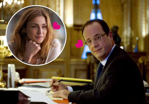 法國人多情   總統也浪漫　看歐蘭德與前女友同登大銀幕