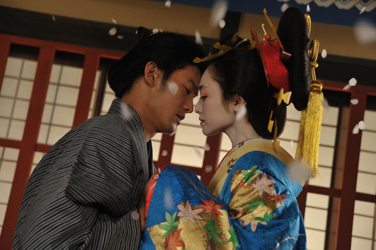 安達祐實【花宵道中】踩20公分超高木屐 絕美向愛人獻身