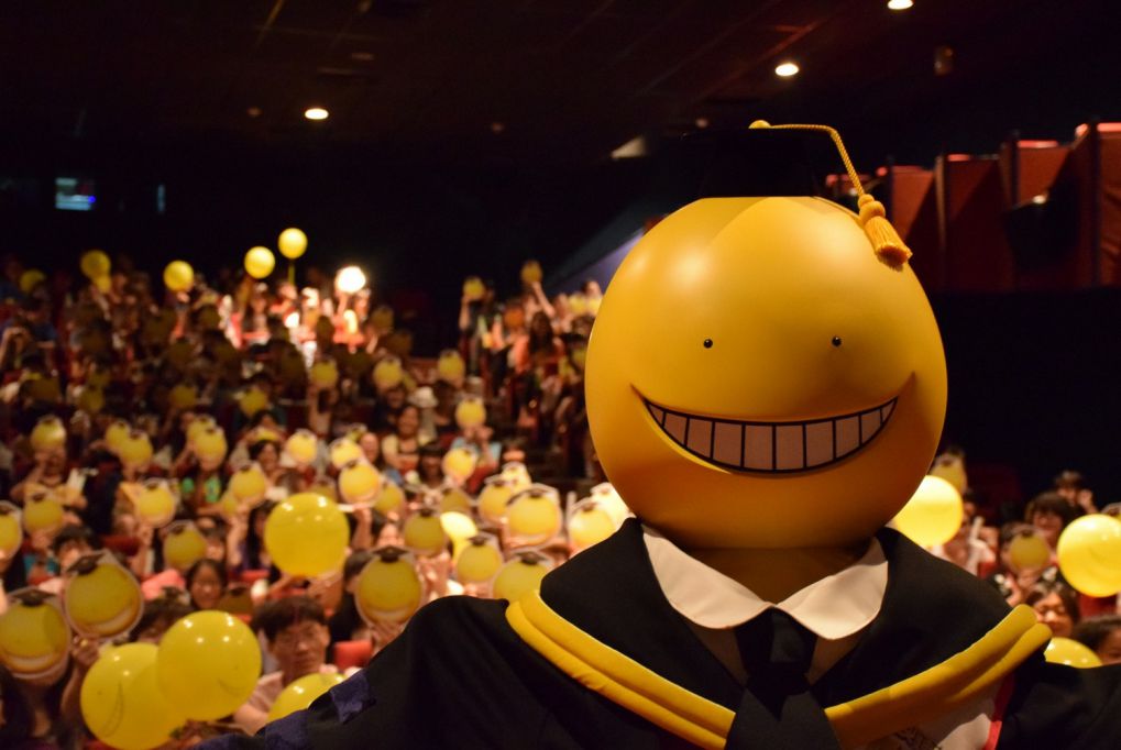 台灣國旗飄揚《暗殺教室》  「殺老師」見面會粉絲HIGH翻