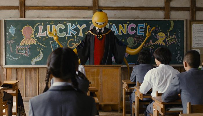 《暗殺教室》單廳票房奪冠  山田涼介求助「殺老師」救O型腿